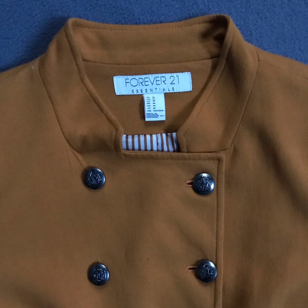 Buttoned Military Jacket - Picture 3 of 3